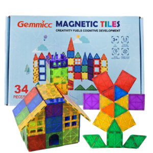 GM MTS34 Gemmicc 34pcs Magnetic Tiles